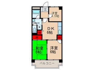 カ－サ東山の物件間取画像